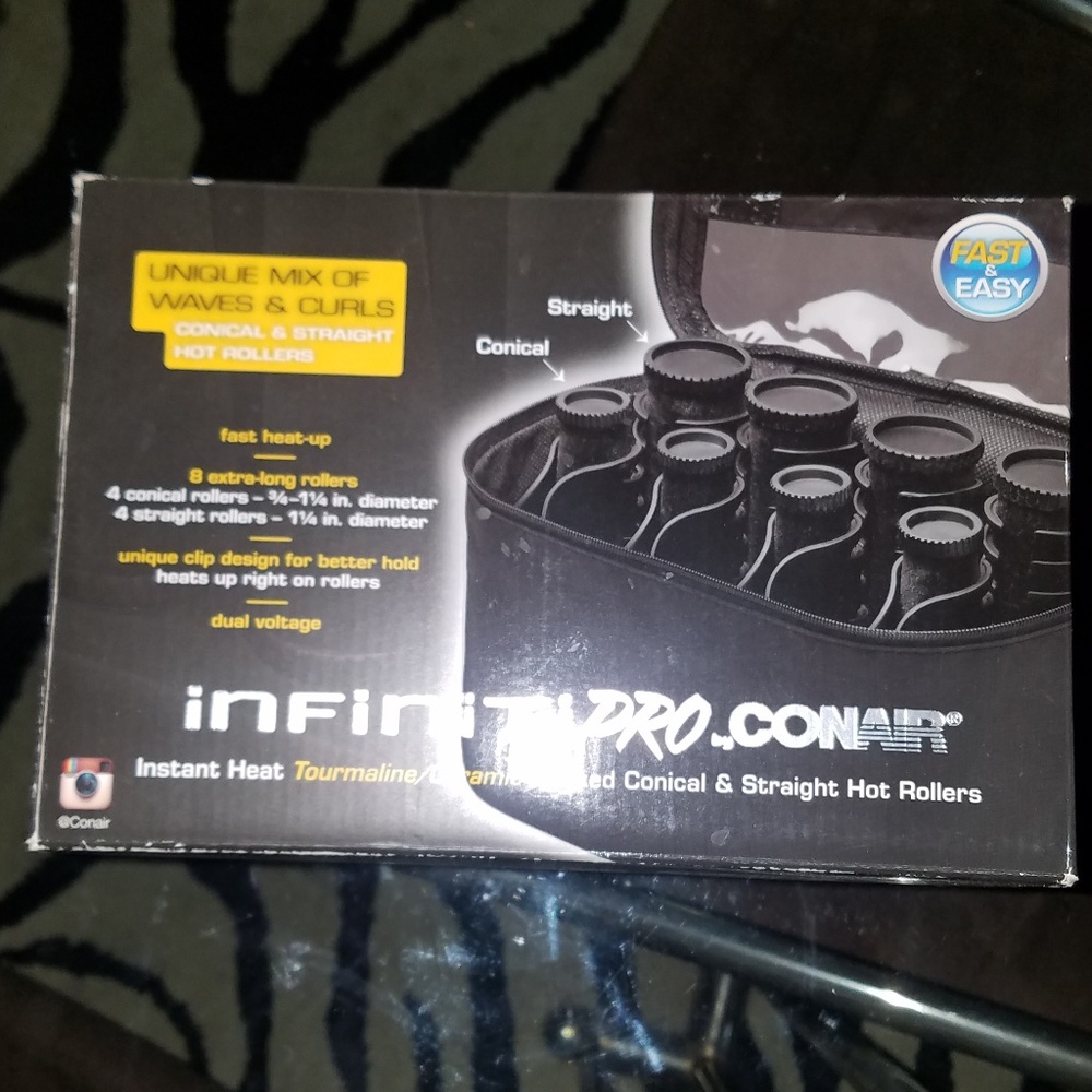 Infinity pro conair hot rollers used once